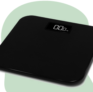 Báscula Corporal Digital Negra Plástico