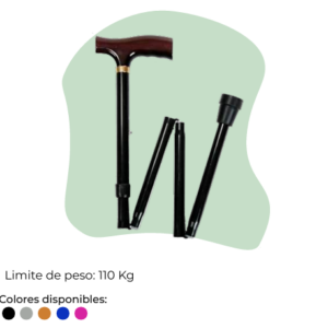 Bastón Plegable de Aluminio