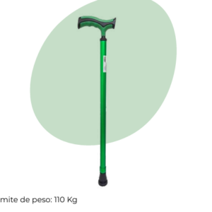 Bastón con Puño Alemán Premium Verde