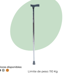 Bastón de Aluminio con Puño Alemán Ajustable
