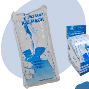 Caja con 5 Compresas de Frío Instantáneo
