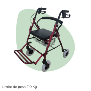 Rollator Reforzado con Ruedas Gruesas