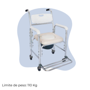 Silla Comodo de Ducha Acojinada.