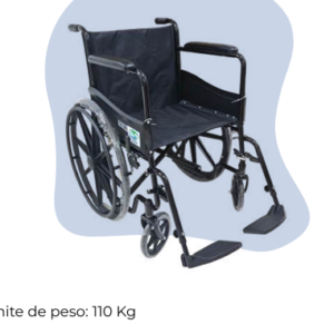 Silla de Ruedas 19" con Rin Mag y Descansapiés Removible
