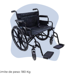 Silla de Ruedas Bariátrica Reforzada