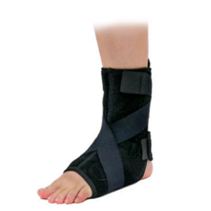 Tobillera Abierta de Neopreno con Varilla Flexible y Bandas en 8