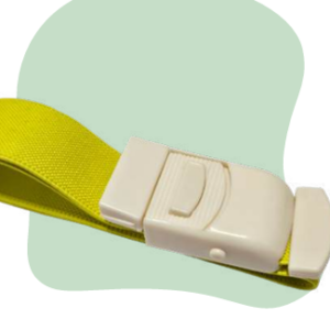 Torniquete Elástico con Hebilla Color Amarillo