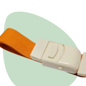 Torniquete Elástico con Hebilla Color Naranja
