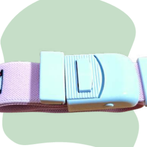 Torniquete Infantil Elástico con Hebilla Color Rosa