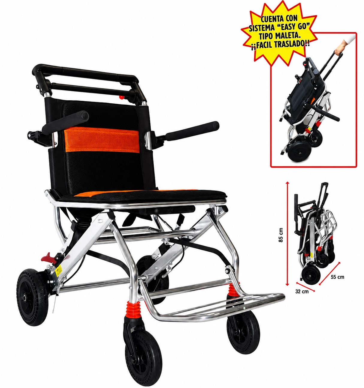 SILLA DE TRASLADO VIAJERA 19".