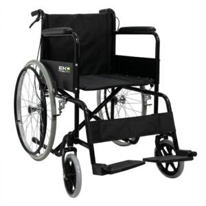 SILLA DE RUEDAS 18" ESMALTADA CON FRENO.