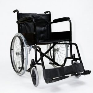 SILLA DE RUEDAS 18" ESMALTADA SOLIDA.